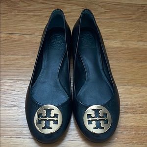 TORY BURCH MINNIE BALLET FLAT, LEATHER